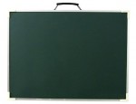 木製黒板 緑 無地 アルミ枠 450×600 横